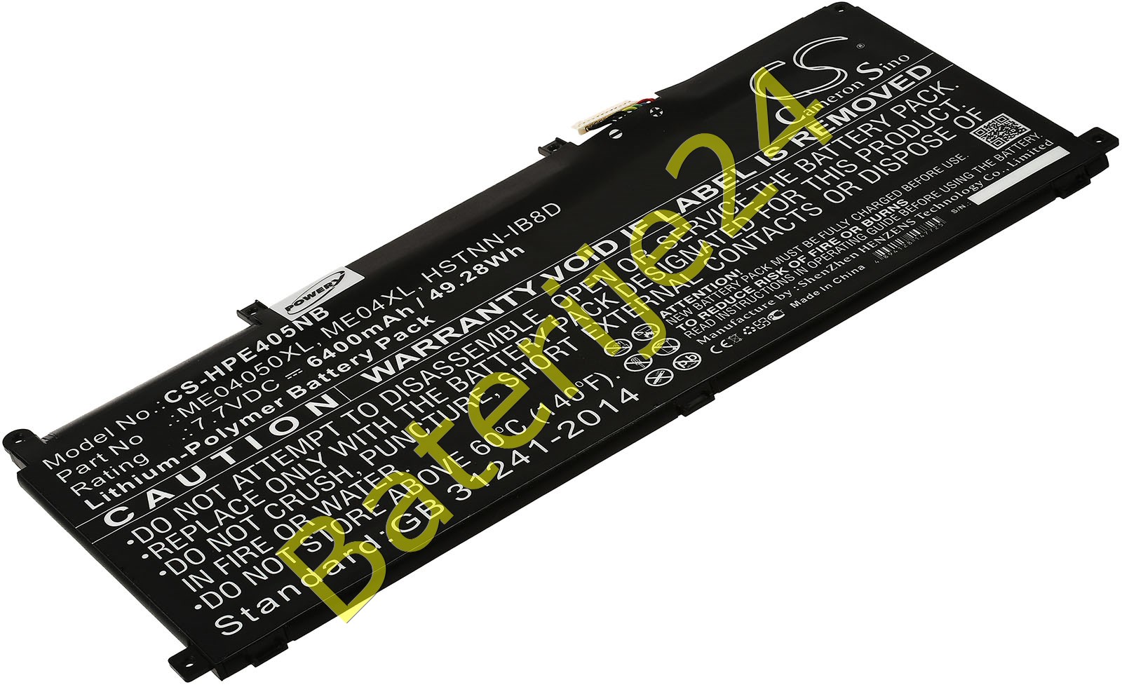 Batteria compatibile con HP Elite x2 1013 G3 5DY06PA 6YC97LA 7.7V 50.04Wh